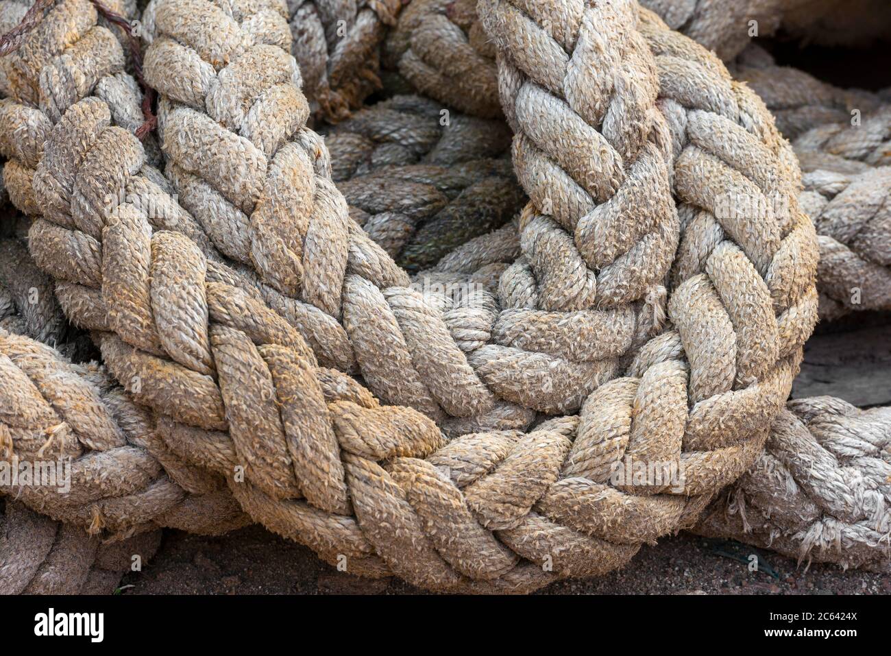 Rope pile hi-res stock photography and images - Alamy