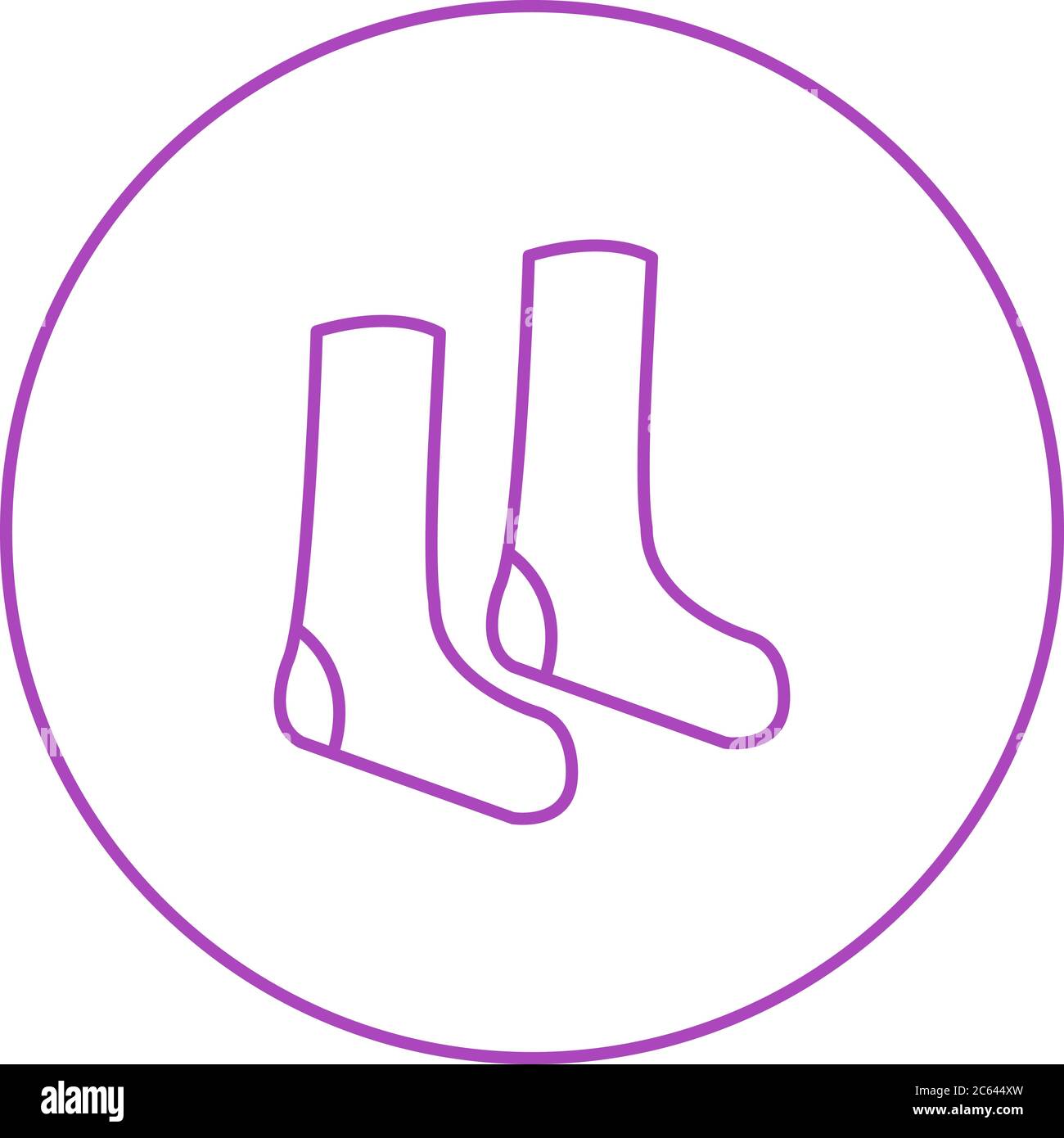 Toe socks Stock Vector Images - Alamy