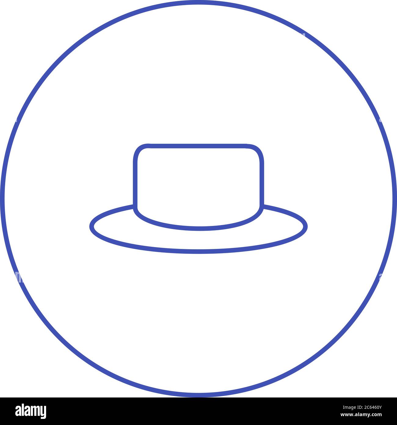 Unique Hat Vector Line Icon Stock Vector Image & Art - Alamy