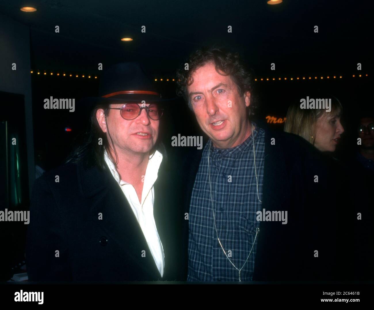 Westwood, California, USA 13th December 1995 Director Terry Gilliam and actor Eric Idle attend Universal Pictures' '12 Monkeys' Premiere on December 13, 1995 at Mann Bruin Theatre in Westwood, California, USA. Photo by Barry King/Alamy Stock Photo Stock Photo