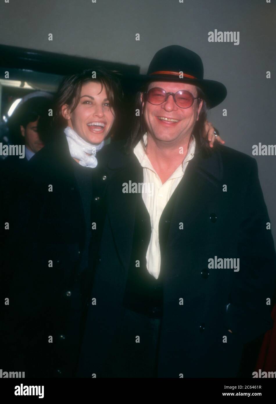 Westwood, California, USA 13th December 1995 Actress Gina Gershon and director Terry Gilliam attend Universal Pictures' '12 Monkeys' Premiere on December 13, 1995 at Mann Bruin Theatre in Westwood, California, USA. Photo by Barry King/Alamy Stock Photo Stock Photo