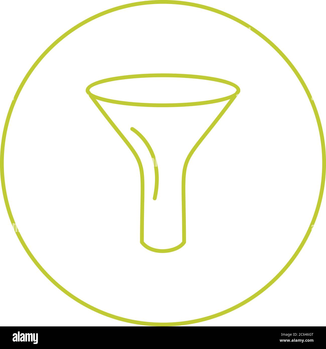 Filter funnel vector vectors hi-res stock photography and images - Alamy