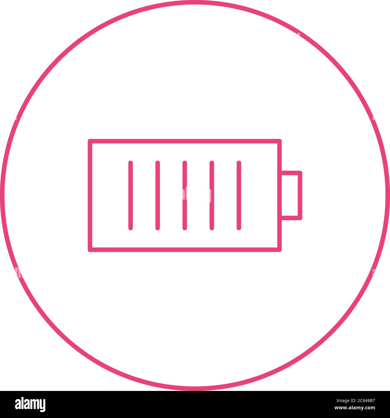 Unique Charging Cell Vector Line Icon Stock Vector Image & Art - Alamy