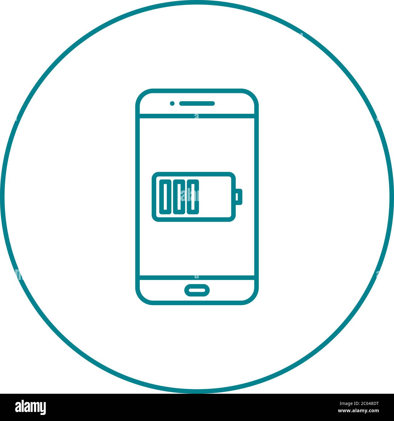 Unique Battery Indicator Vector Line Icon Stock Vector Image & Art - Alamy