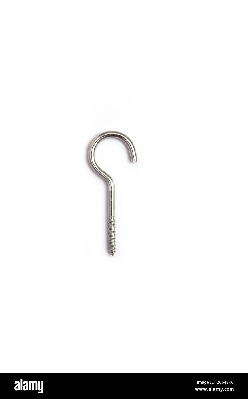 Portrait of Dowel And Screw. Isolated on white background Stock Photo Alamy