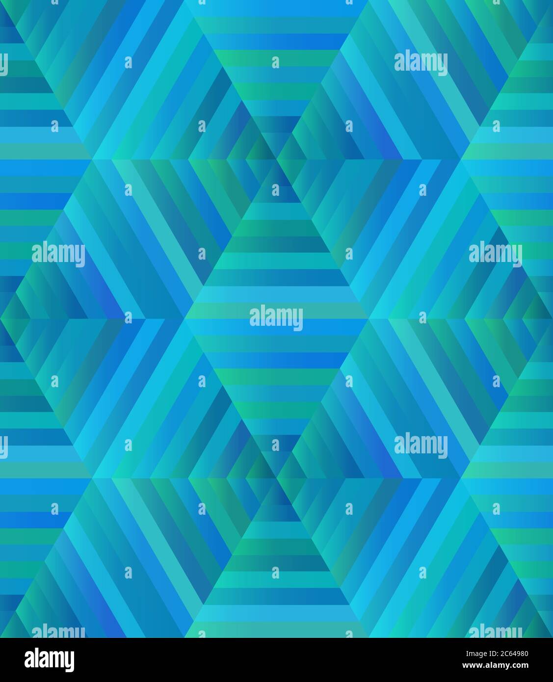 Abstract seamless blue texture kaleidoscope. Vector background for your creativity Stock Vector