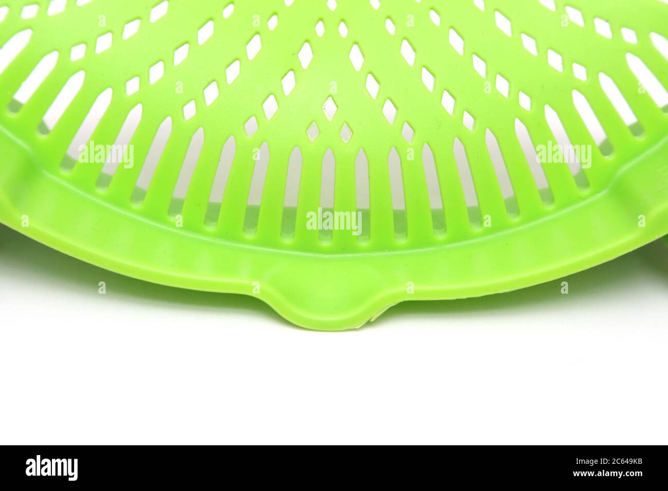 Portrait of Gizmo Snap's Strain Strainer. Isolated on white background. Stock Photo