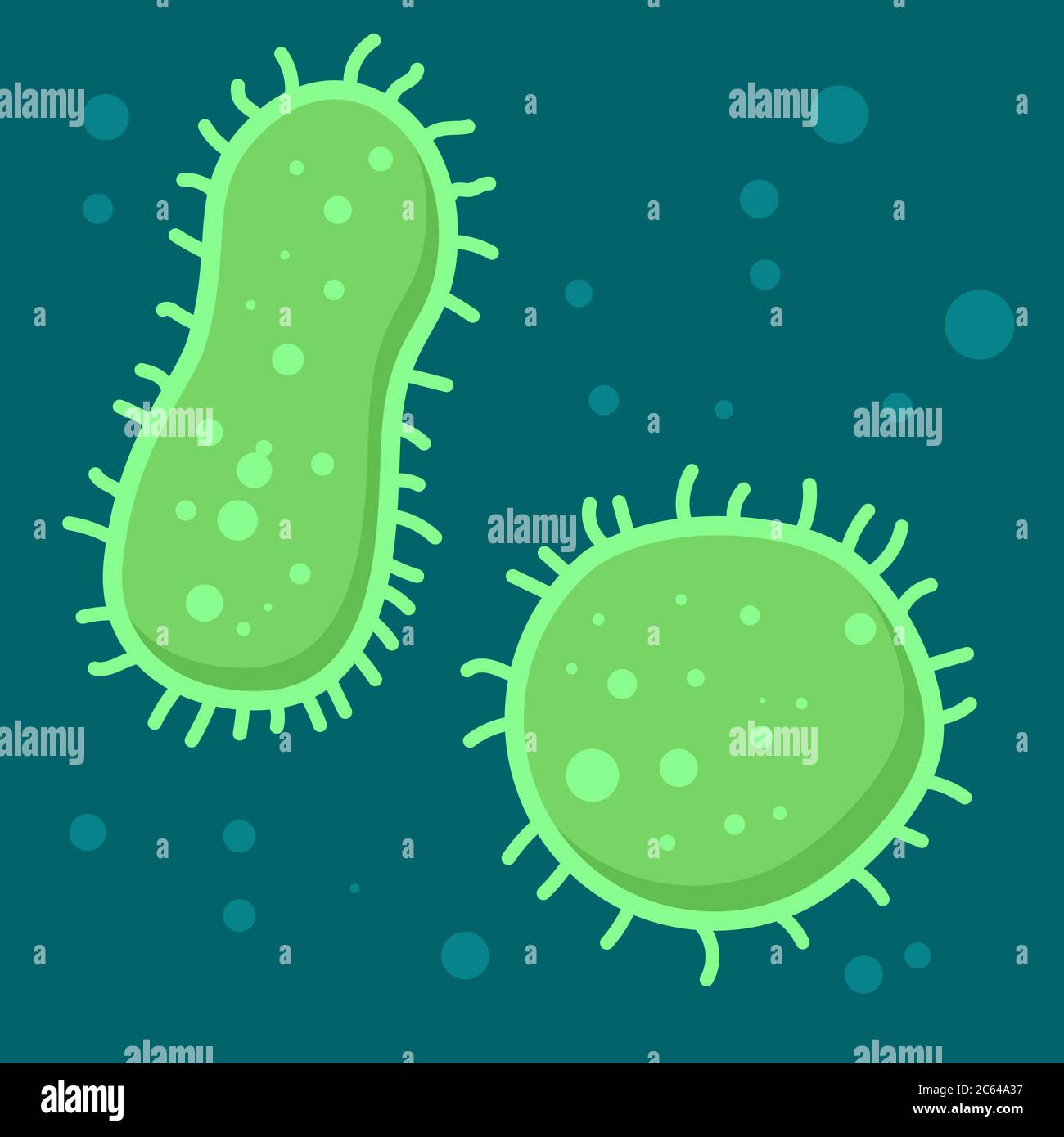 Microscope icon in cartoon style Stock Vector Images - Alamy