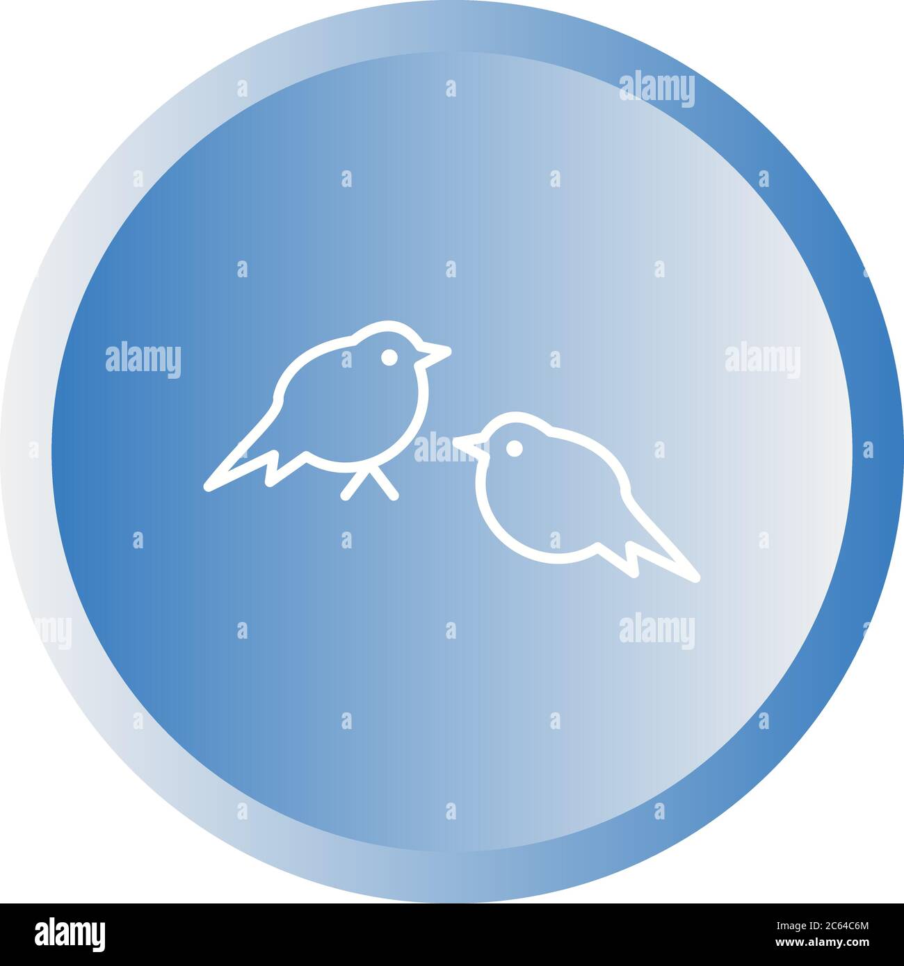 Two sparrow Stock Vector Images - Alamy