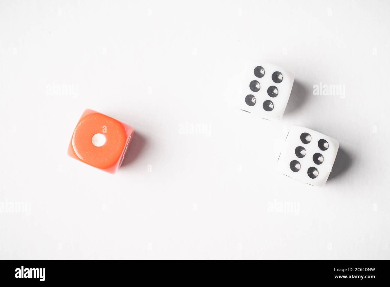 Reward Risk Dice Red and White dices, Risk vs Reward conceptual shot Stock Photo - Alamy