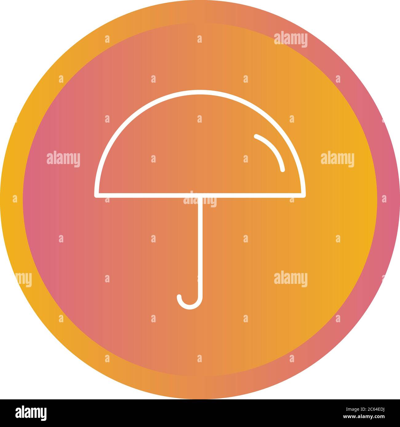 Unique Umbrella Vector Line Icon Stock Vector Image & Art - Alamy