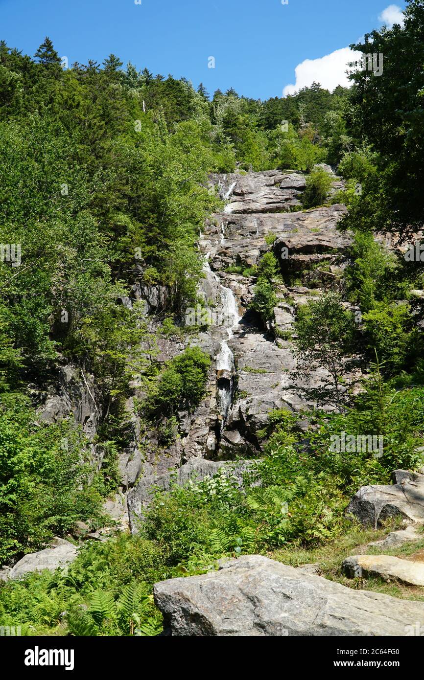 Silver Cascades in the White Mountains Stock Photo - Alamy
