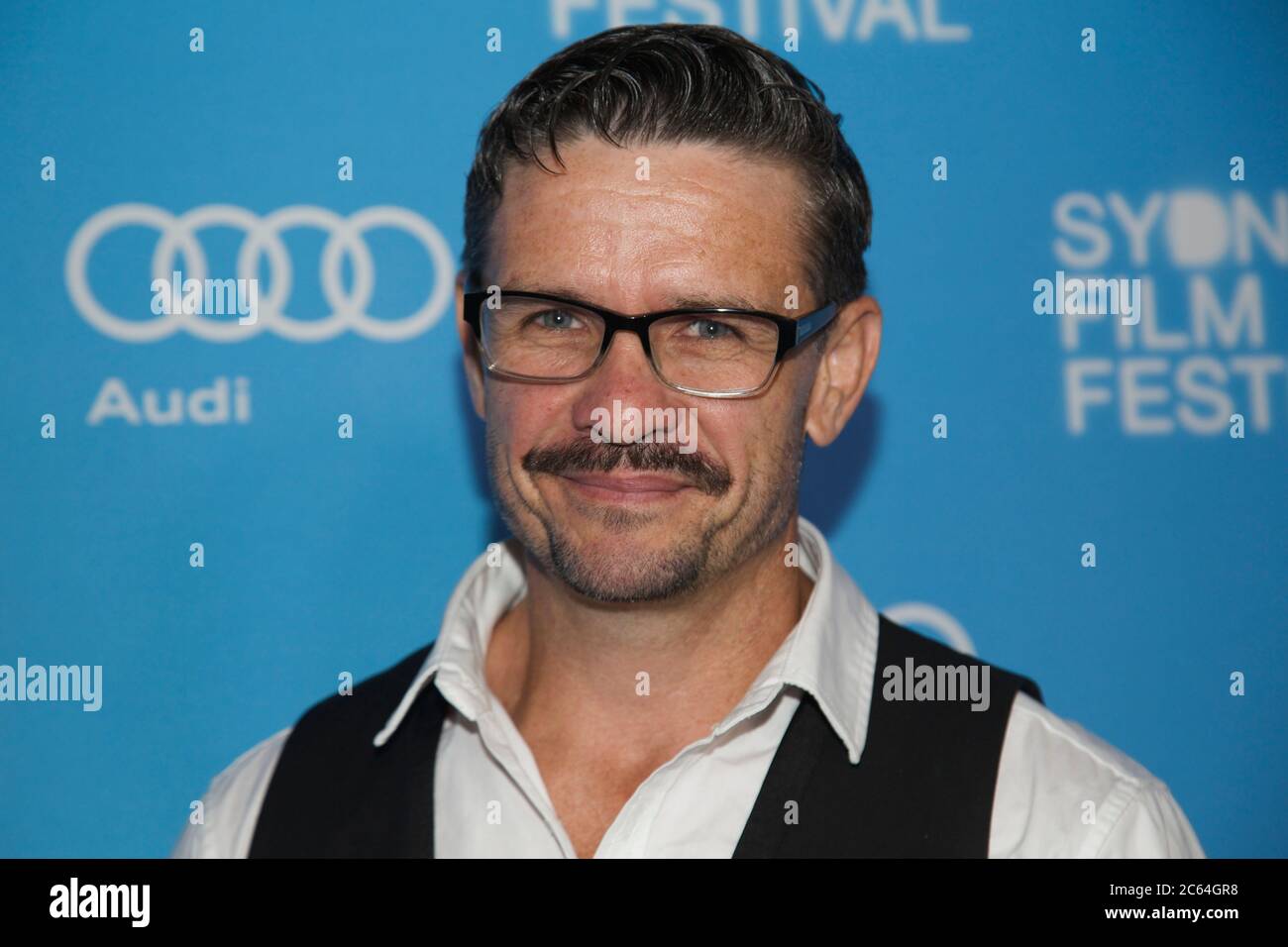 Actor Mathew Nable (Matt Nable) arrives on the red carpet for the