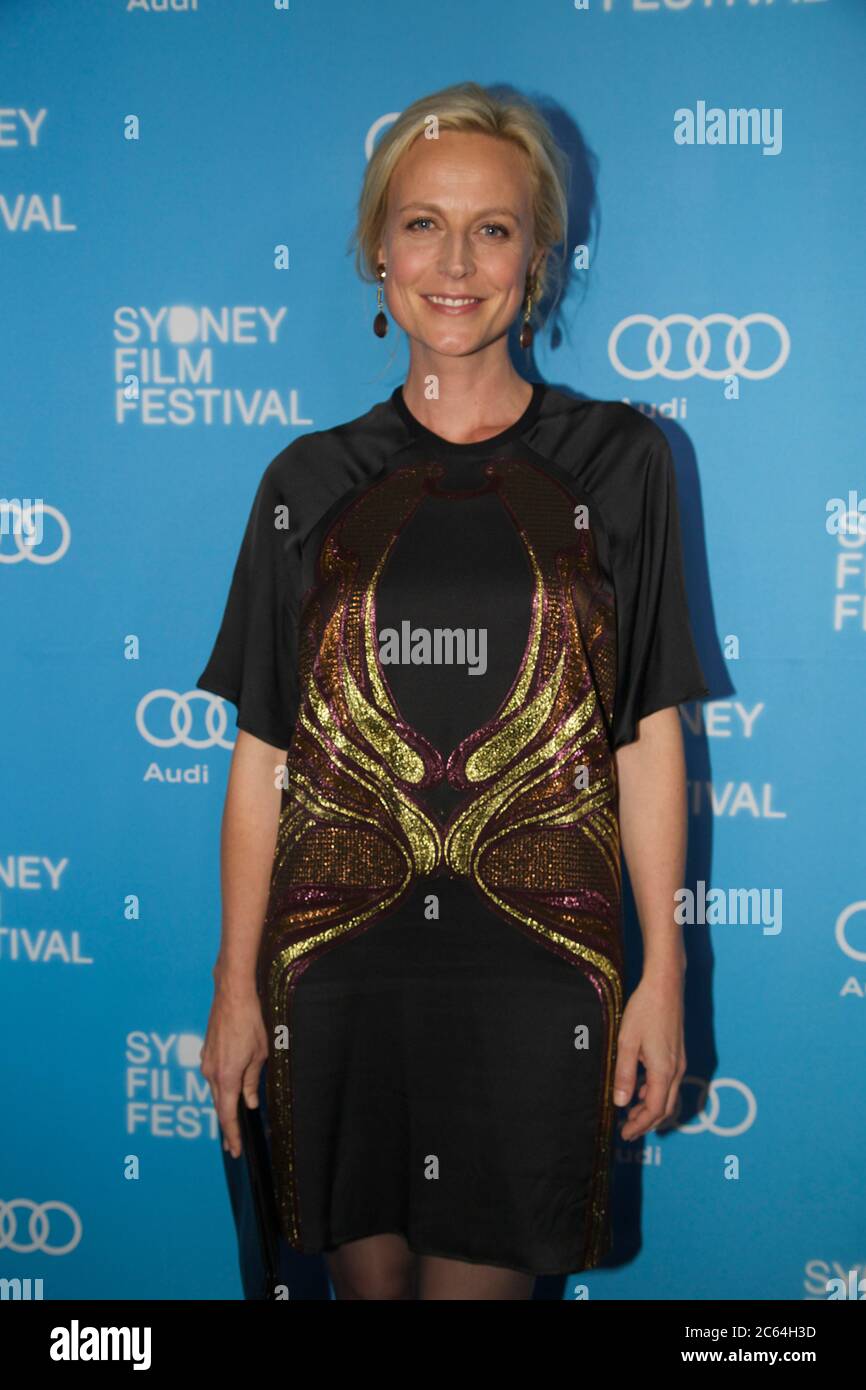 Actress Marta Dusseldorp arrives on the red carpet for the opening night of the Sydney Film
