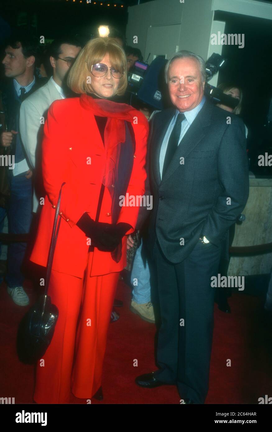 Westwood, California, USA 14th December 1995 Actress Ann-Margret and actor Jack Lemmon attend Warner Bros Pictures' 'Grumpier Old Men' Premiere on December 14, 1995 at Mann Bruin Theatre in Westwood, California, USA. Photo by Barry King/Alamy Stock Photo Stock Photo