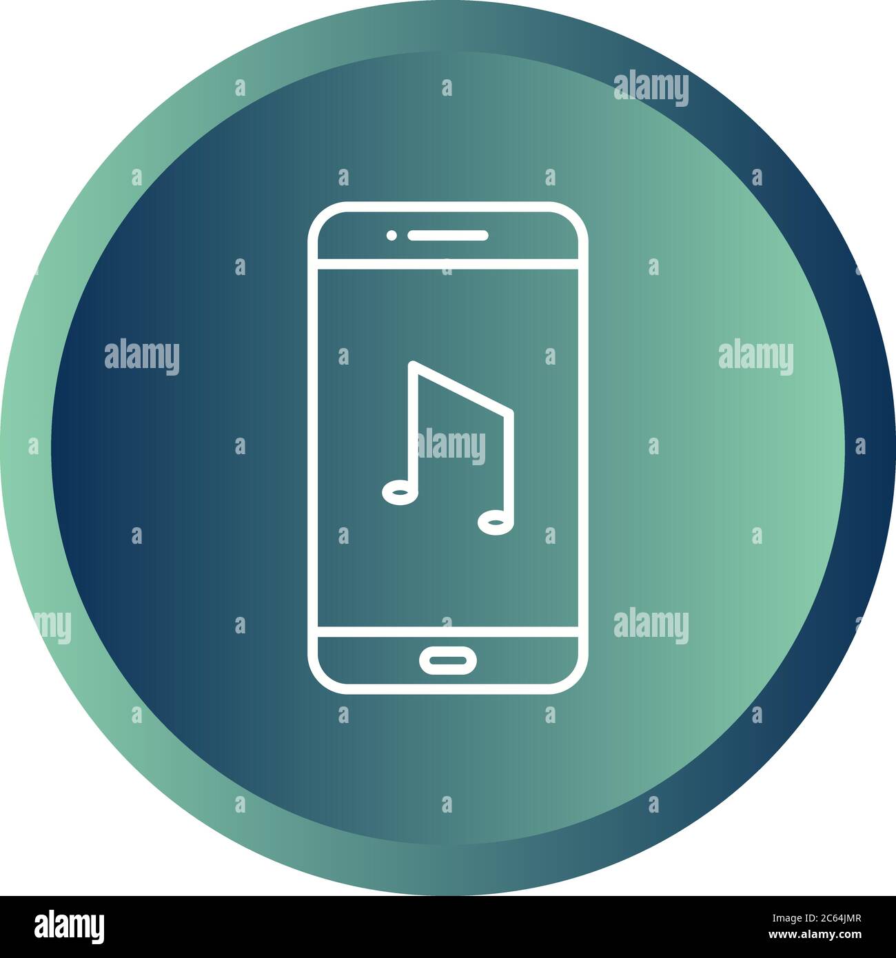 Unique Music App Vector Line Icon Stock Vector Image & Art - Alamy