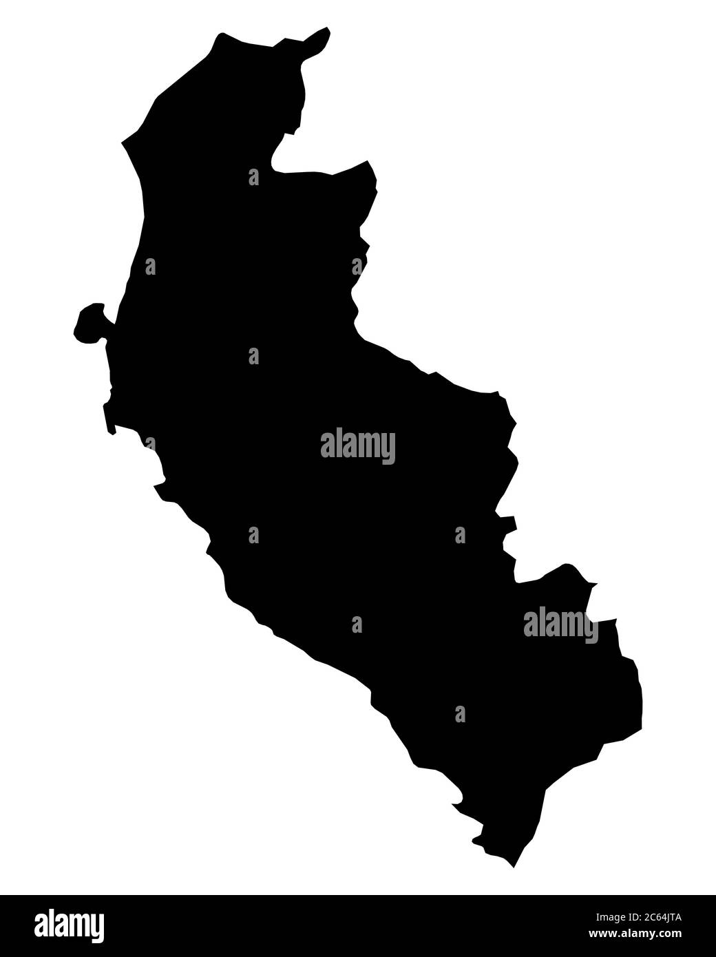 Map of Ica Stock Photo Alamy