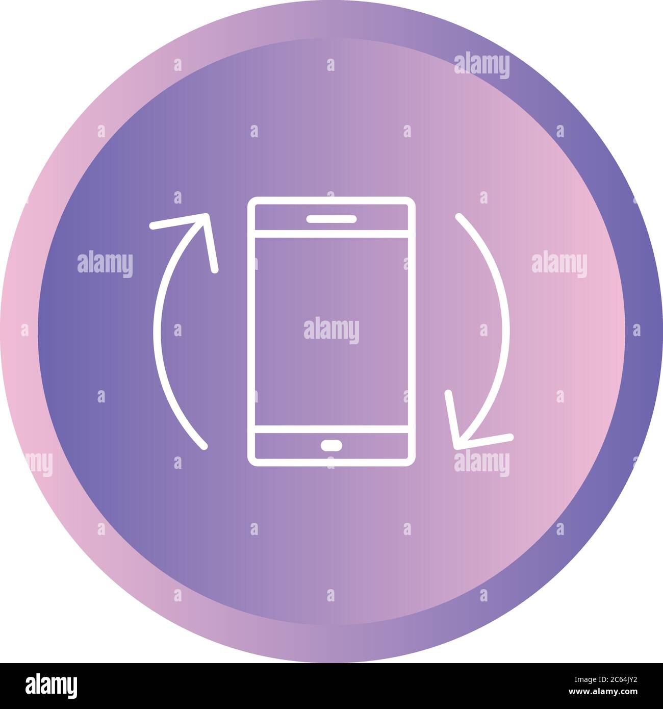Unique Auto Rotation Vector Line Icon Stock Vector Image & Art - Alamy