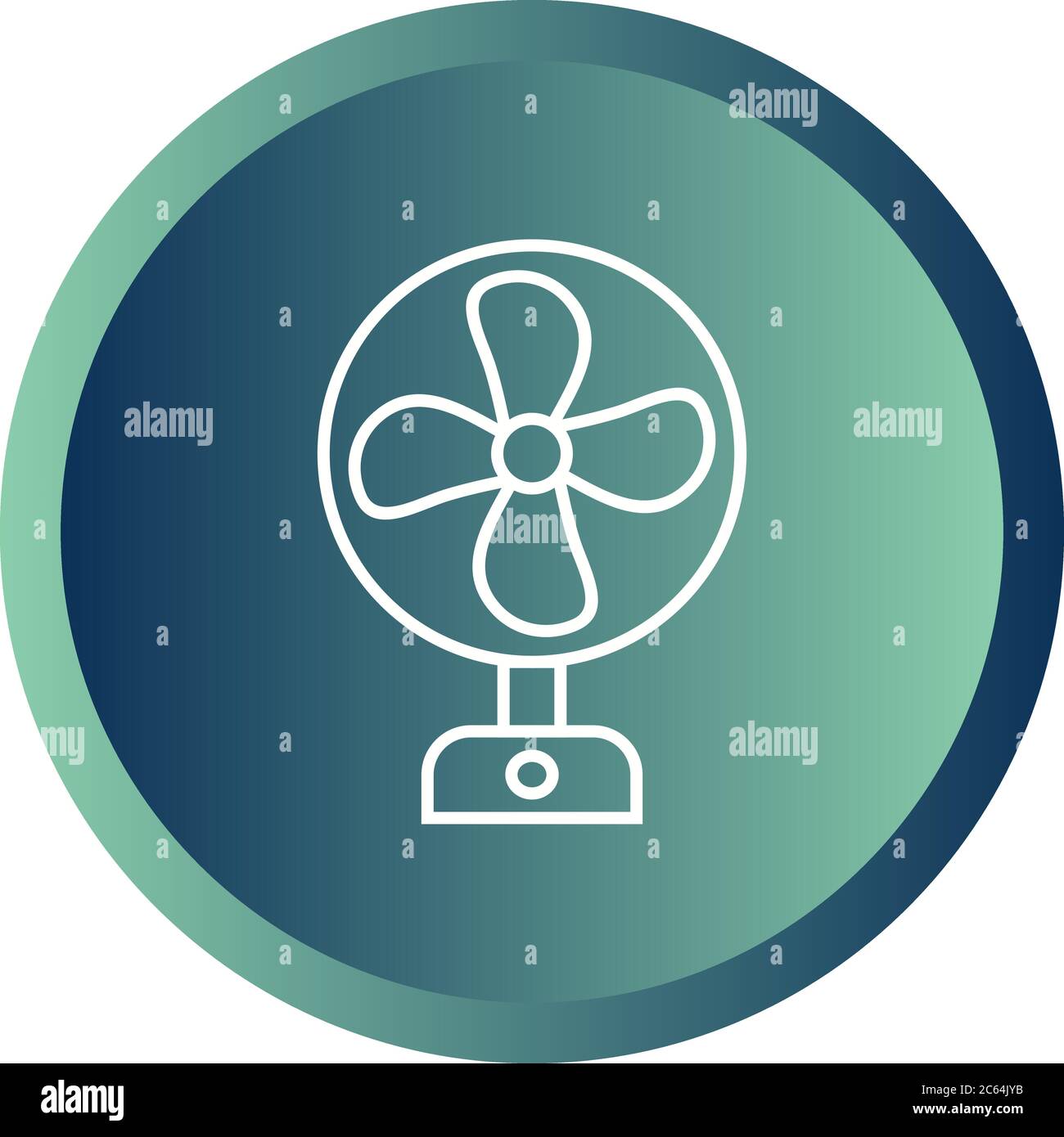 Unique Fan Vector Line Icon Stock Vector Image & Art - Alamy