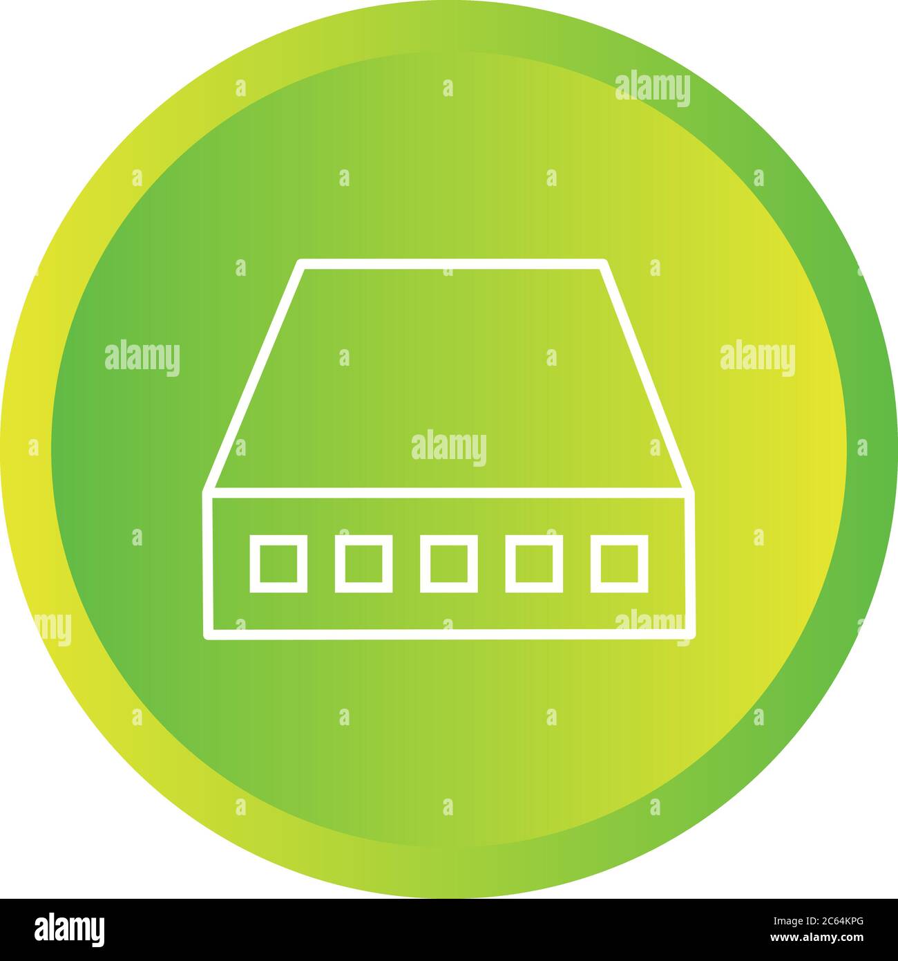 Unique Network Switch Vector Line Icon Stock Vector Image & Art - Alamy