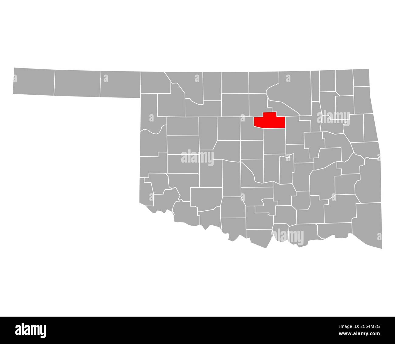 Map of Payne in Oklahoma Stock Photo Alamy