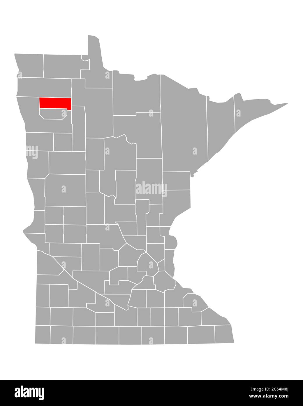 Map of Pennington in Minnesota Stock Photo Alamy