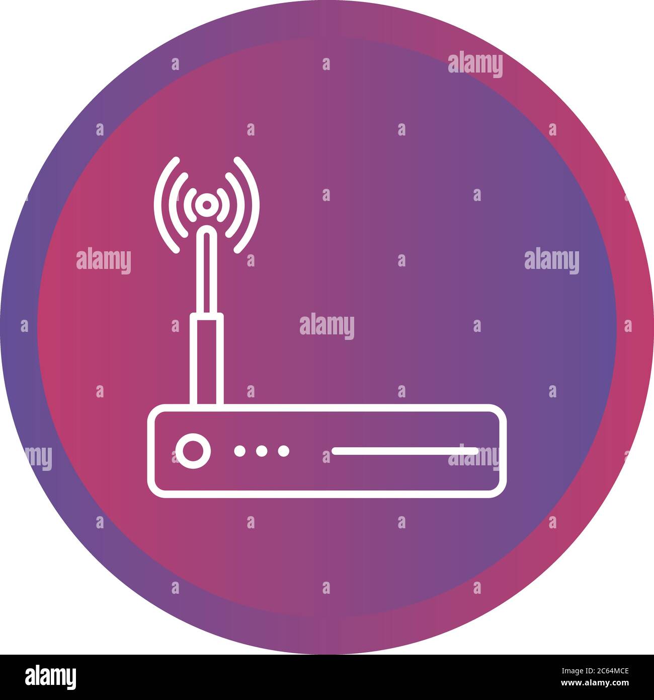 Unique Router Vector Line Icon Stock Vector Image & Art - Alamy