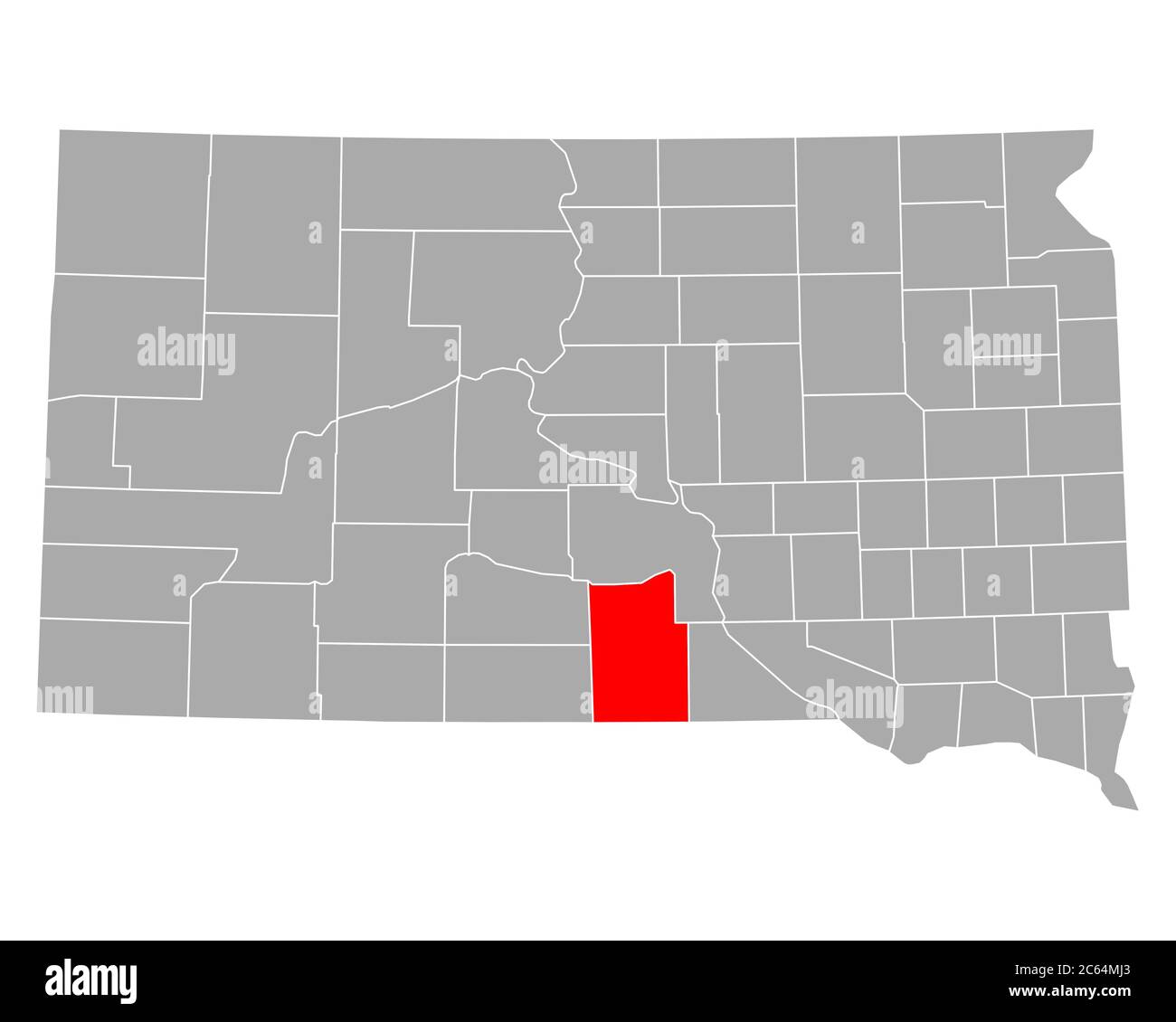 Map of Tripp in South Dakota Stock Photo Alamy
