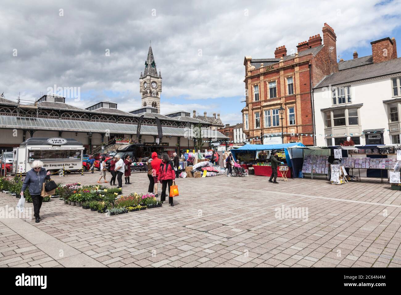 Market Square in Darlington,Co.Durham,England,UK Stock Photo