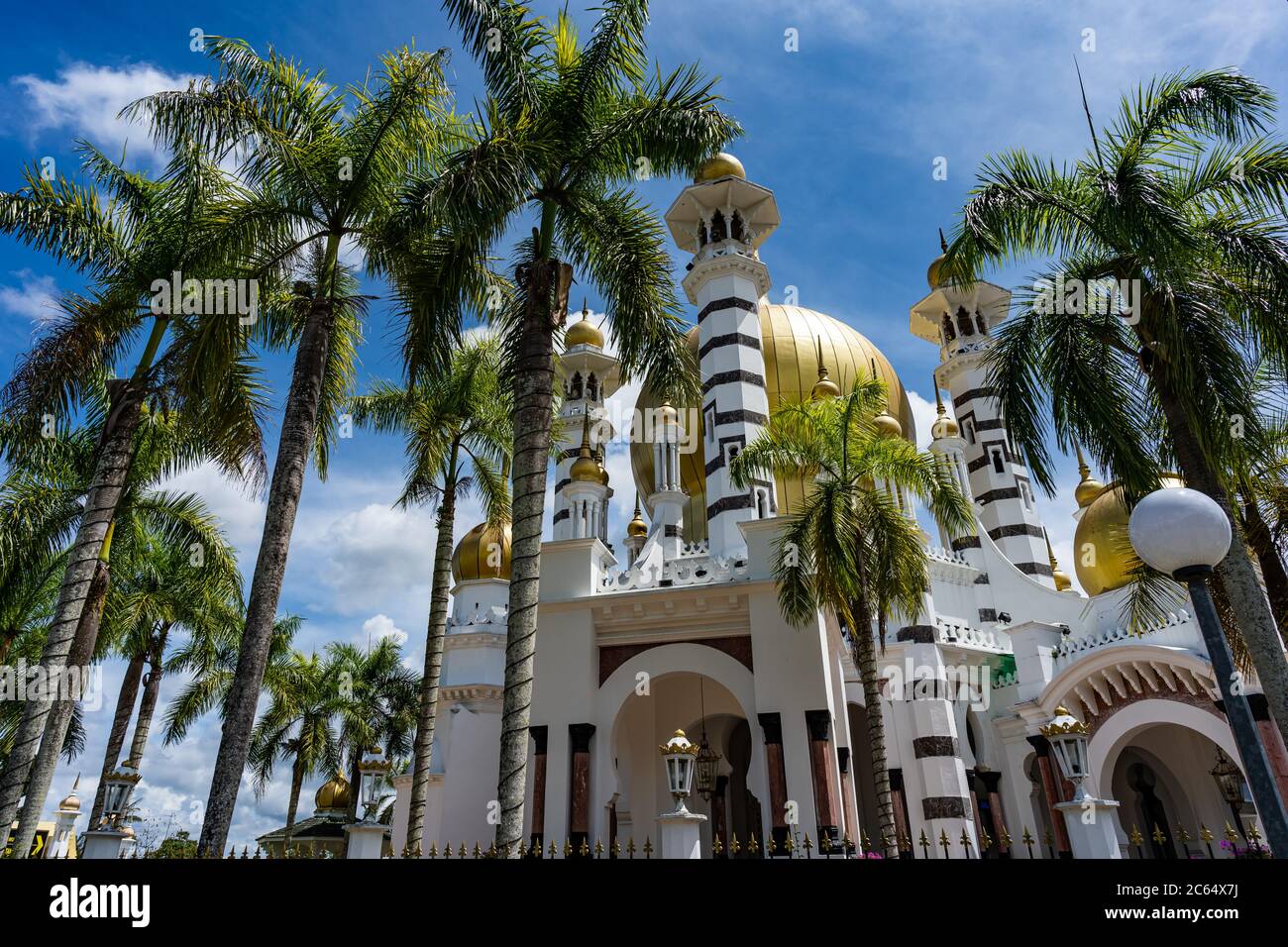 Scenic view of Masjid Ubudiah or Ubudiah Mosque, Kuala Kangsar, Perak