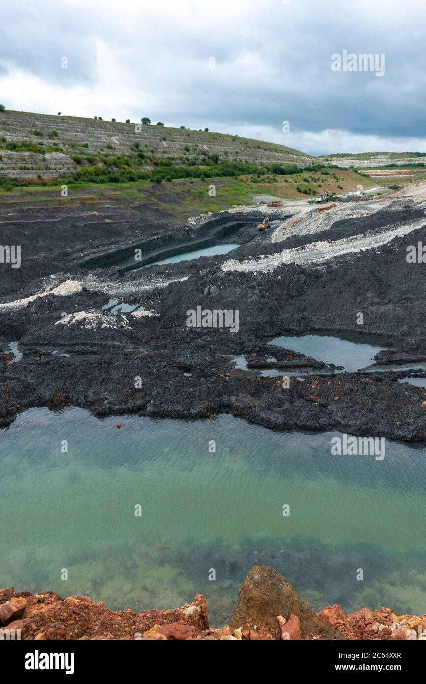 Middlegate Lane quarry in South Ferriby North Lincolnshire is used to
