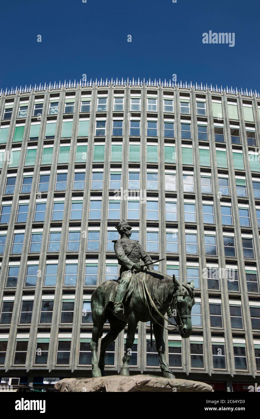 Italy, Lombardy, Milan, Missori Square, Giuseppe Missori monument Stock Photo