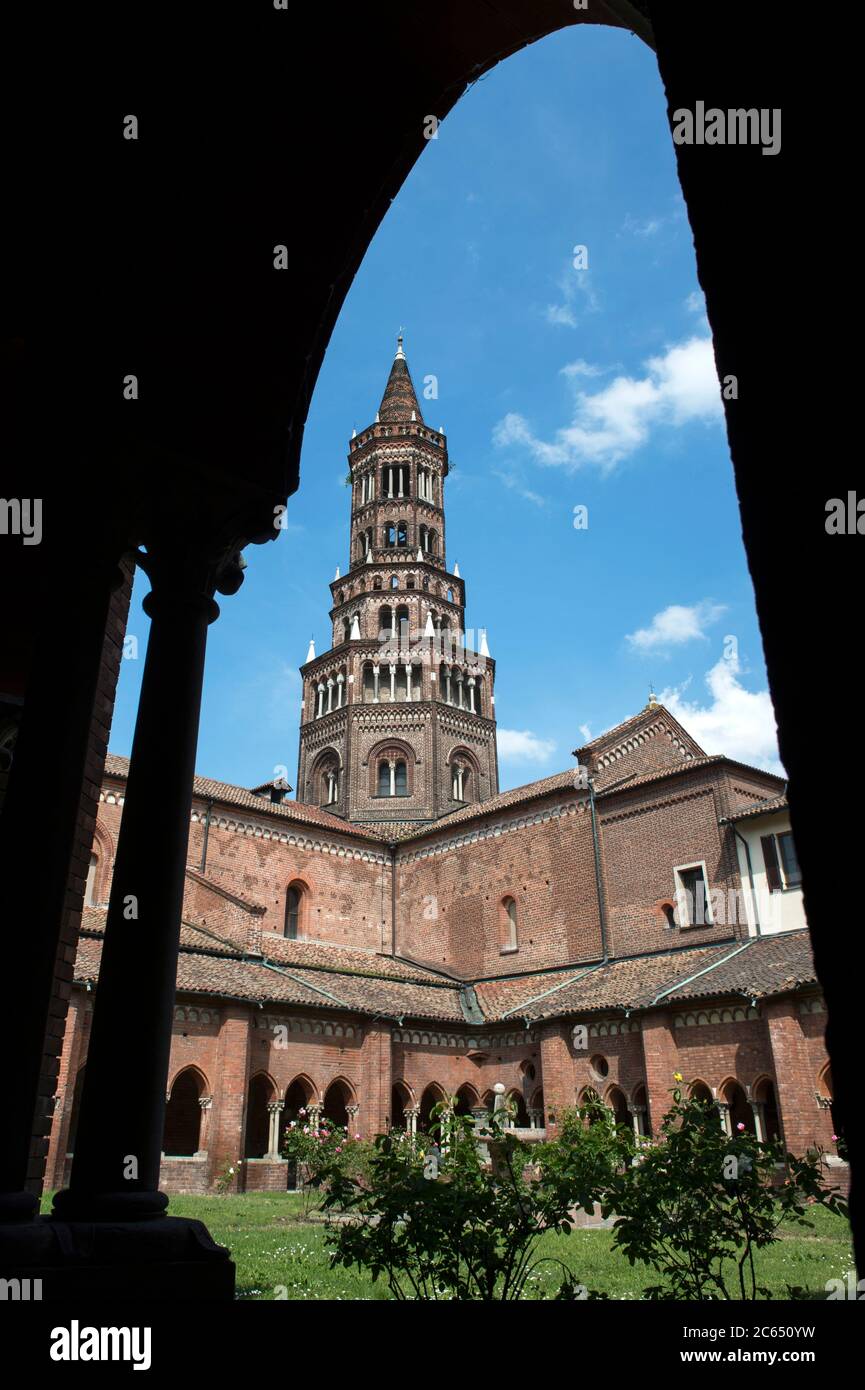 Italy, Lombardy, Milan, Chiaravalle Abbey Stock Photo