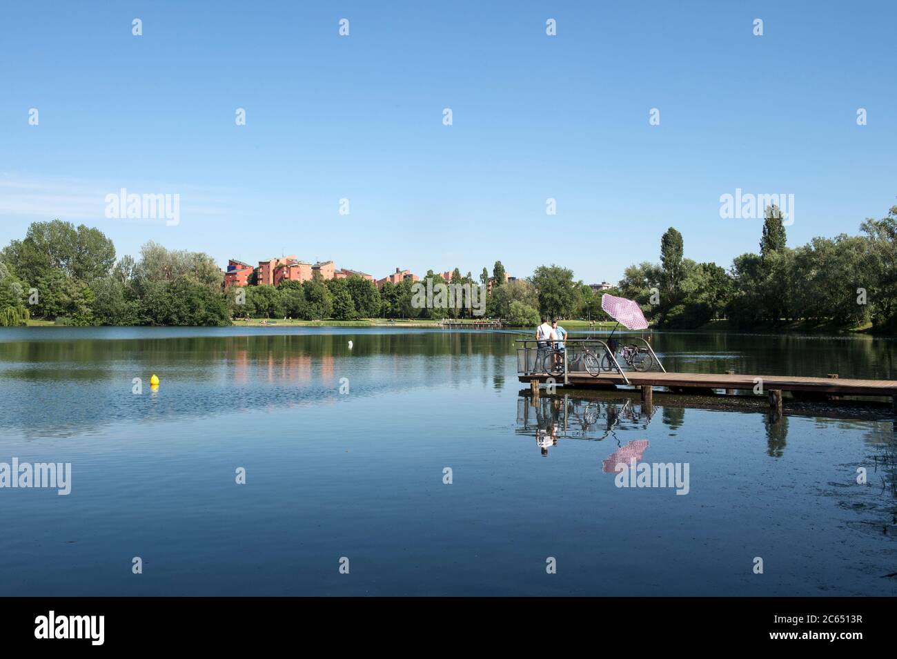 Italy, Lombardy, Milan, Baggio district, Parco delle Cave Stock Photo