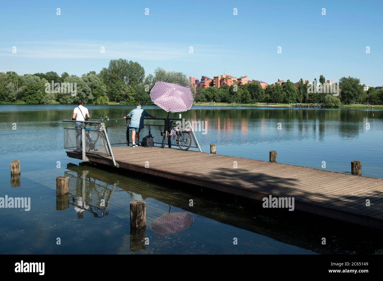 Italy, Lombardy, Milan, Baggio district, Parco delle Cave Stock Photo