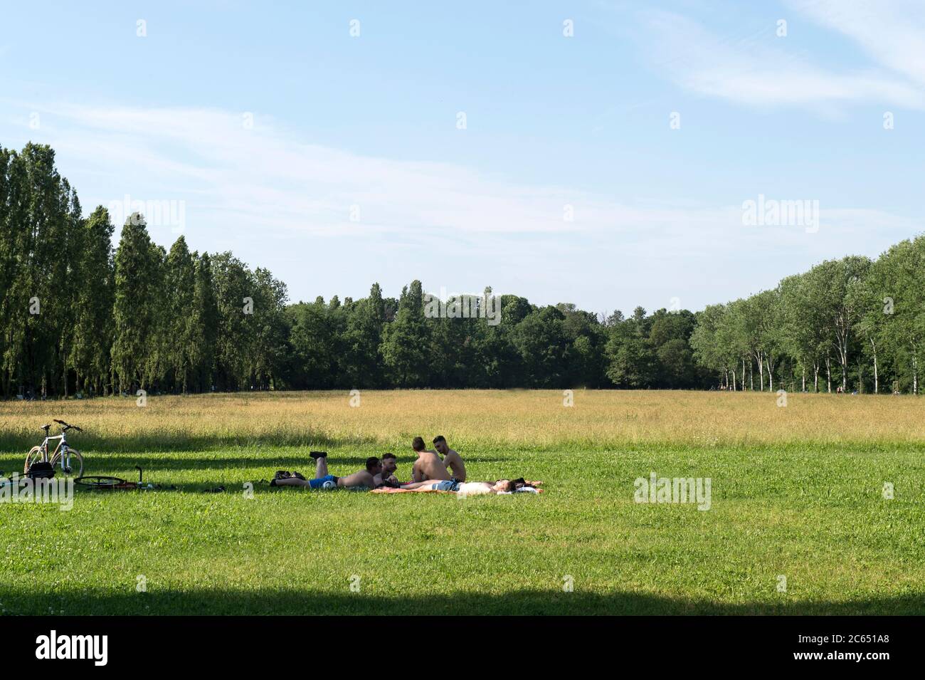 Italy, Lombardy, Milan, Parco Nord Stock Photo