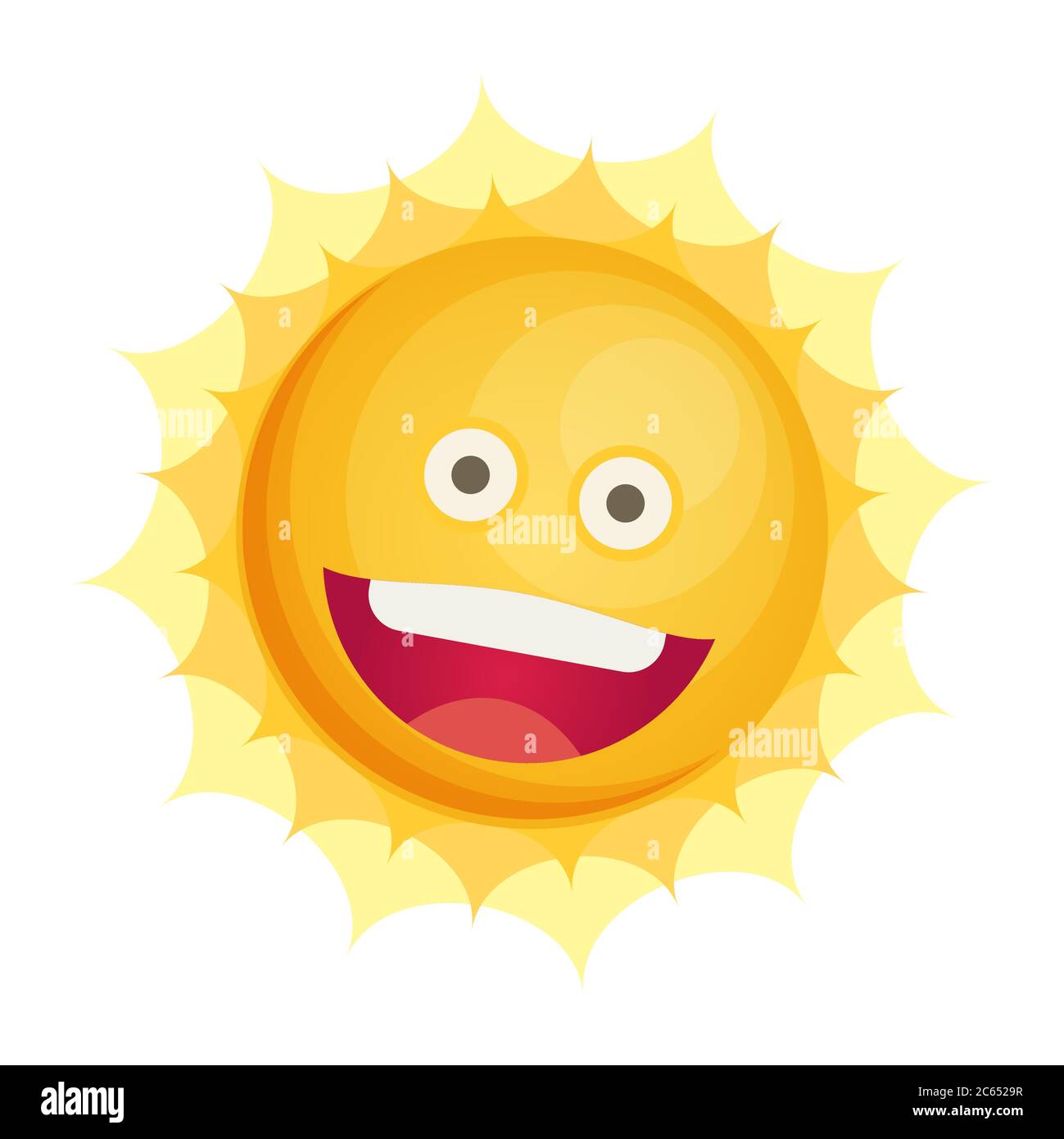 Sun Icon Flat Vector Stock Vector Image & Art - Alamy