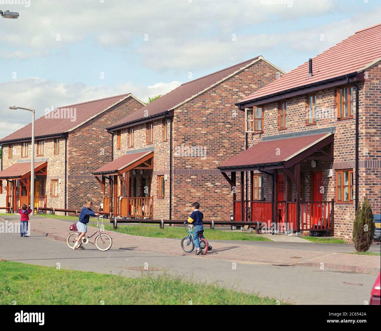 Social Housing association properties, Catterick, North Yorkshire, Northern England, UK in 1996