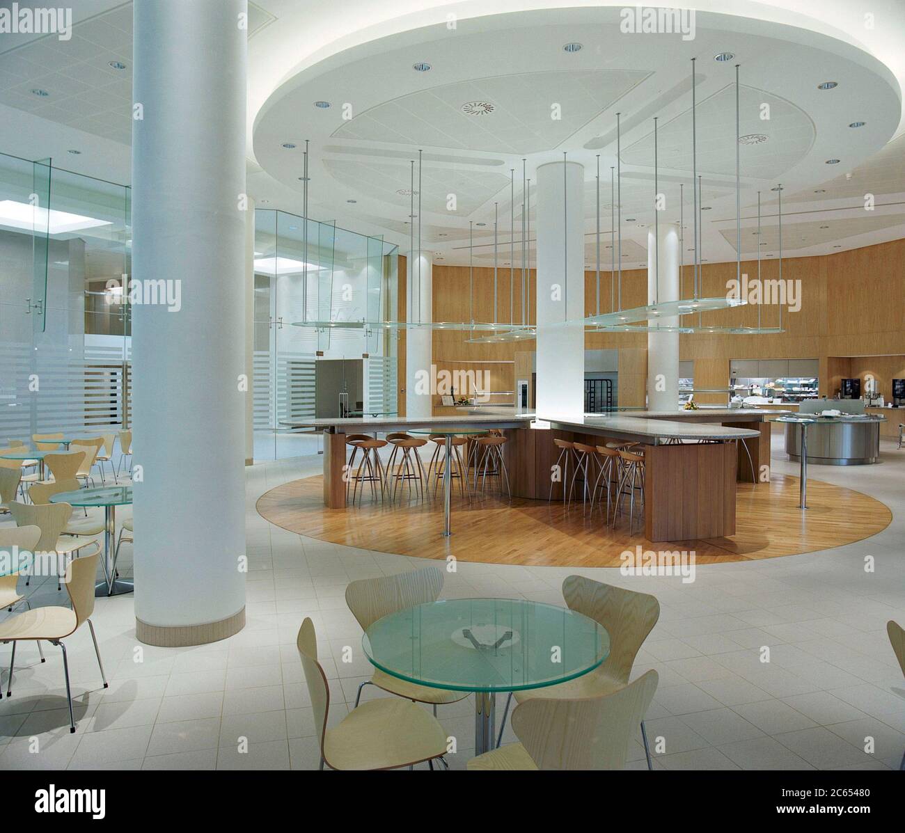 The then refurbished interior of the Halifax Building society