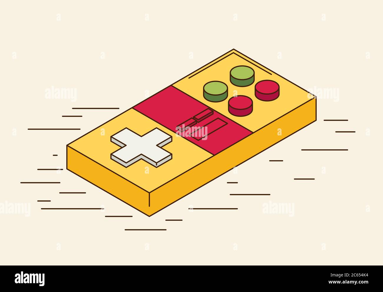 Gaming isometric vector Stock Vector