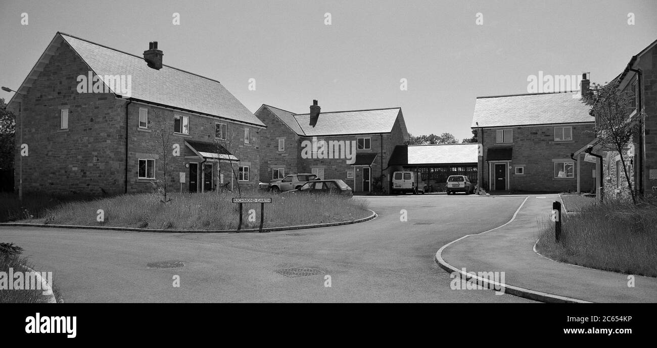 Social housing association properties Black and White Stock Photos & Images Alamy