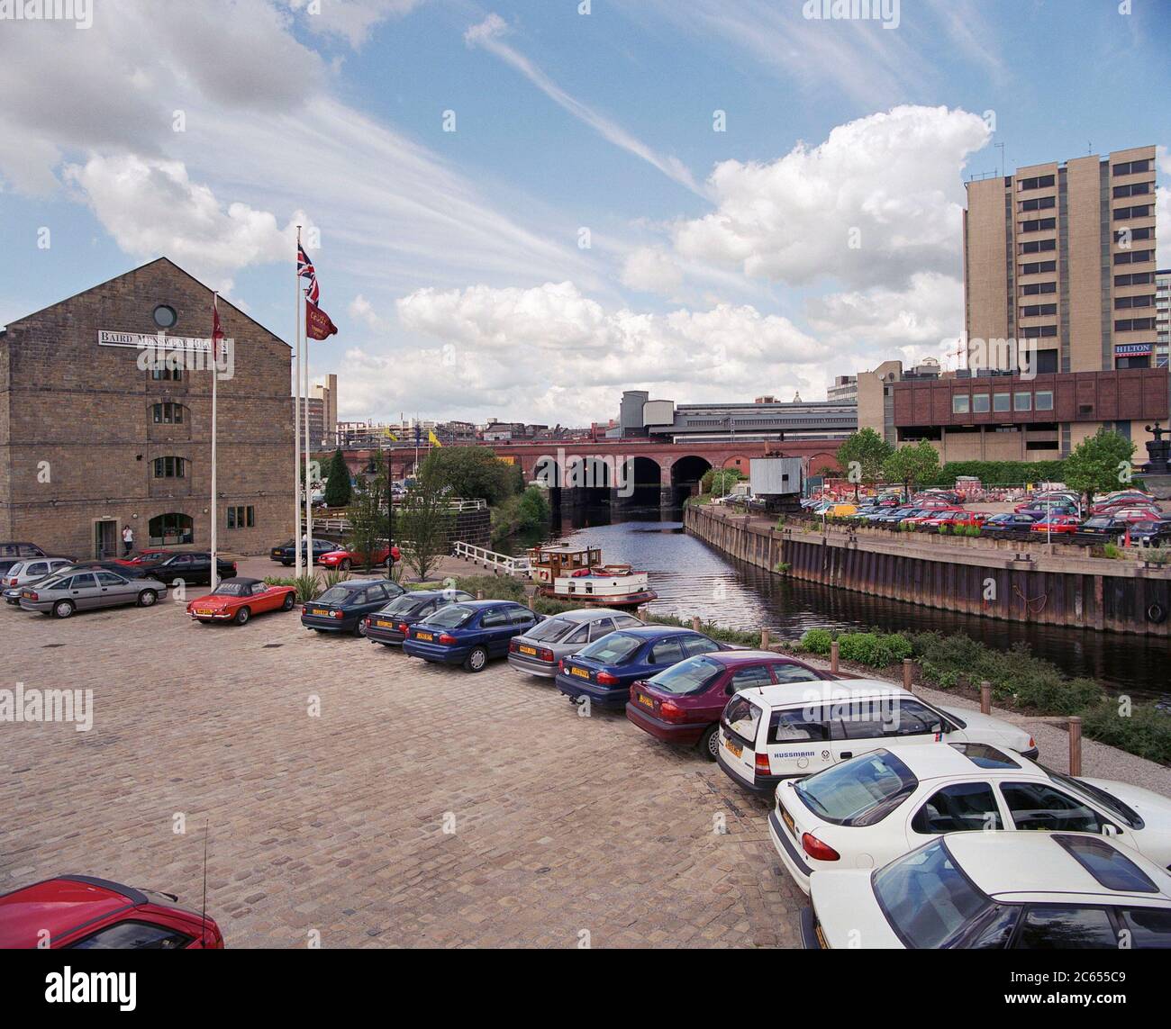 Leeds city centre, northern England, UK in 1996 Stock Photo Alamy
