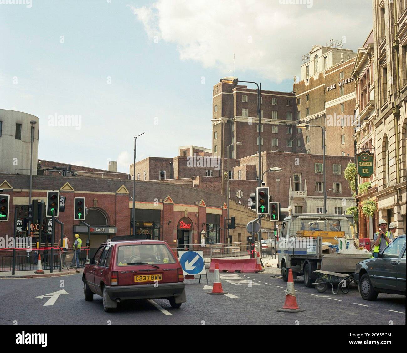 Leeds city centre, northern England, UK in 1996 Stock Photo Alamy