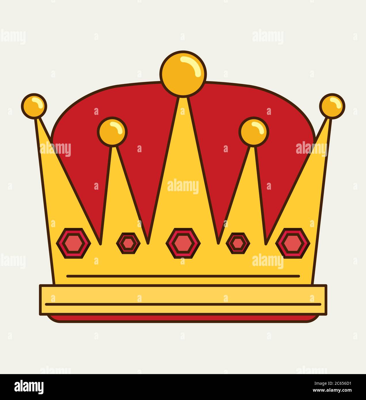 Vector Crown Flat Icon Stock Vector Image & Art - Alamy