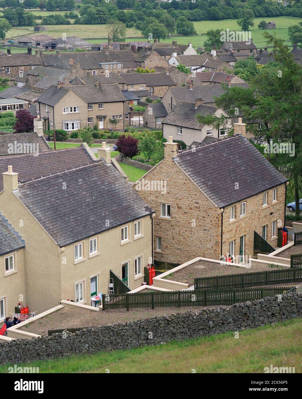 Social Housing association properties, Reeth, Yorkshire Dales, North