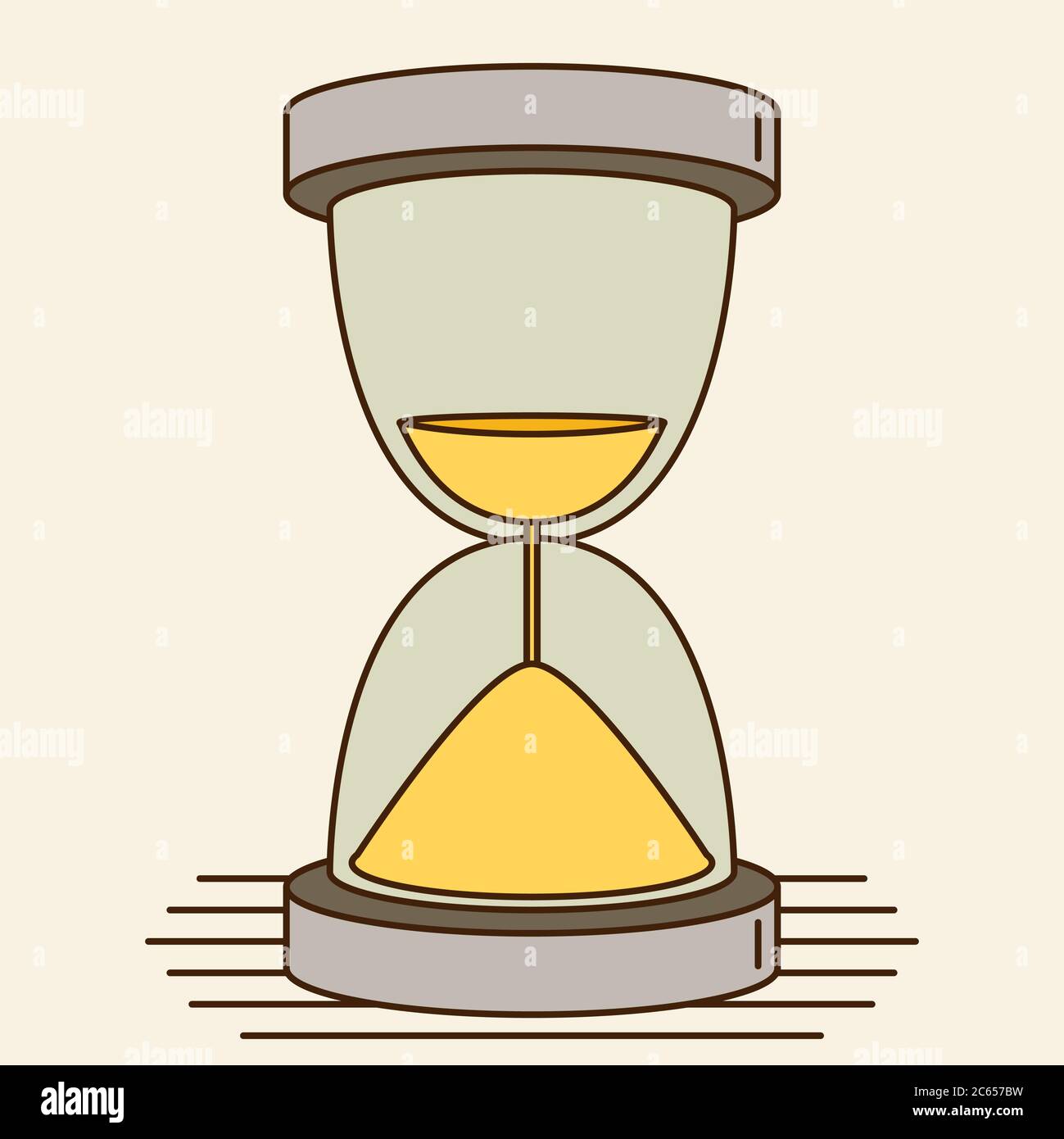 Sandclock vector vectors hi-res stock photography and images - Alamy