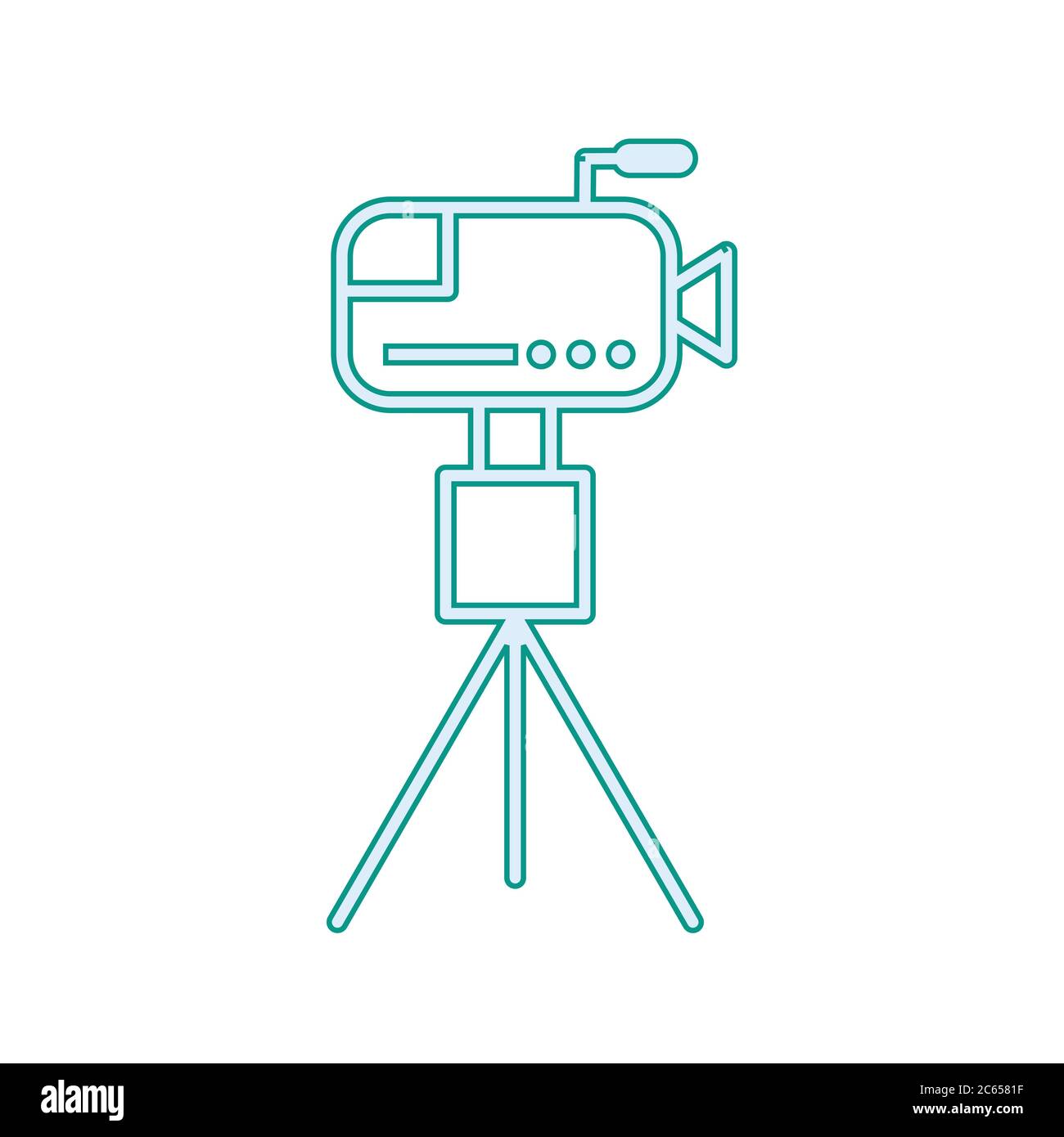 Unique News Camera Vector Line Icon Stock Vector Image & Art - Alamy