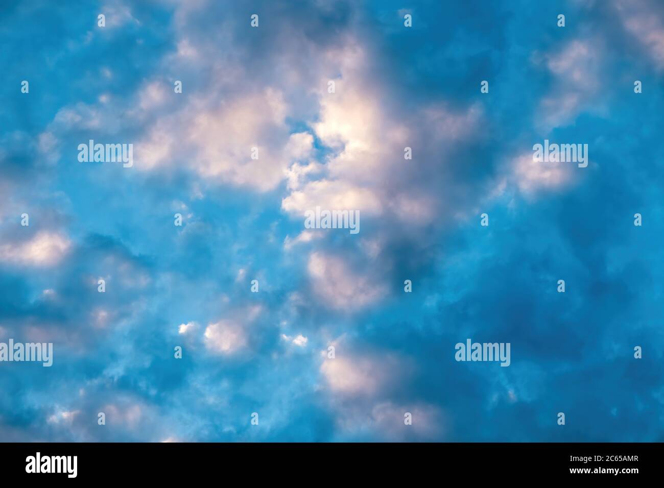 Summer sunset sky with clouds as natural background Stock Photo - Alamy