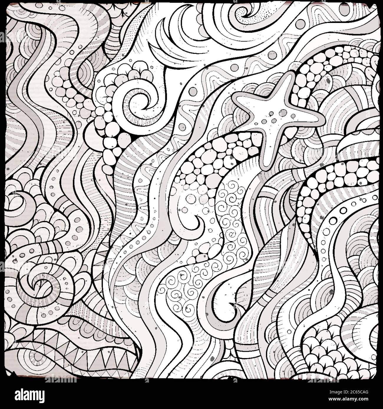 Decorative ethnic vector background Stock Vector Image & Art - Alamy