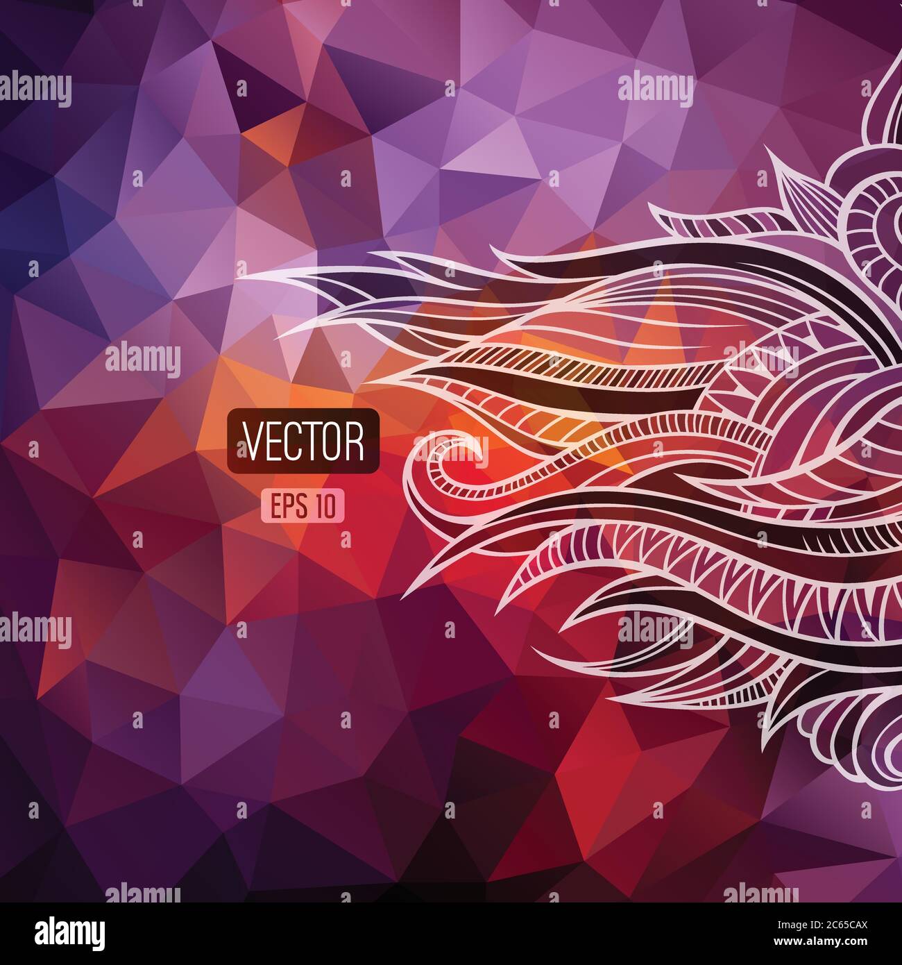 Abstract triangles background for design Stock Vector Image & Art - Alamy